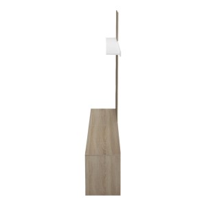 pak-230-000103-5 ΣΥΝΘΕΤΟ ΣΑΛΟΝΙΟΥ DELFINA PAKOWORLD ΣΕ SONOMA ΜΕ ΛΕΥΚΗ ΑΠΟΧΡΩΣΗ 190X40X199.5ΕΚ
