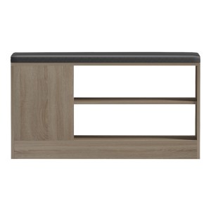 pak-230-000117-1 ΠΑΠΟΥΤΣΟΘΗΚΗ-ΣΚΑΜΠΟ DEBOULE PAKOWORLD 8 ΖΕΥΓΩΝ ΣΕ SONOMA-ΜΑΥΡΗ ΑΠΟΧΡΩΣΗ 90X30X46ΕΚ