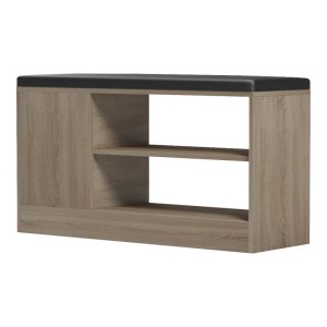 pak-230-000117-2 ΠΑΠΟΥΤΣΟΘΗΚΗ-ΣΚΑΜΠΟ DEBOULE PAKOWORLD 8 ΖΕΥΓΩΝ ΣΕ SONOMA-ΜΑΥΡΗ ΑΠΟΧΡΩΣΗ 90X30X46ΕΚ