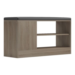 pak-230-000117 ΠΑΠΟΥΤΣΟΘΗΚΗ-ΣΚΑΜΠΟ DEBOULE PAKOWORLD 8 ΖΕΥΓΩΝ ΣΕ SONOMA-ΜΑΥΡΗ ΑΠΟΧΡΩΣΗ 90X30X46ΕΚ