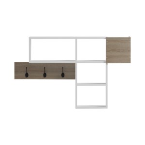 pak-230-000120-1 ΚΡΕΜΑΣΤΡΑ ΤΟΙΧΟΥ WENIA PAKOWORLD ΣΕ SONOMA-ΛΕΥΚΟ 99.5X15X61ΕΚ