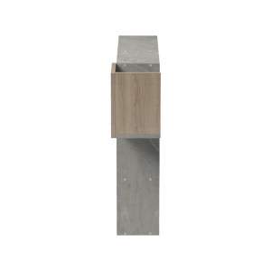 pak-230-000121-4 ΚΡΕΜΑΣΤΡΑ ΤΟΙΧΟΥ WENIA PAKOWORLD ΣΕ SONOMA ΑΠΟΧΡΩΣΗ ΜΕ ΜΠΕΖ ΜΑΡΜΑΡΟΥ 99.5X15X61ΕΚ