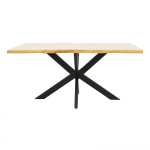 pak-235-000022-1 TΡΑΠΕΖΙ GILMAN PAKOWORLD MDF SONOMA-ΜΑΥΡΟ 180X90X75ΕΚ
