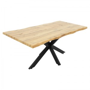 pak-235-000022-2 TΡΑΠΕΖΙ GILMAN PAKOWORLD MDF SONOMA-ΜΑΥΡΟ 180X90X75ΕΚ