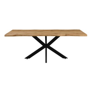 pak-235-000038-1 TΡΑΠΕΖΙ GILMAN PAKOWORLD MDF ΣΕ SONOMA ΑΠΟΧΡΩΣΗ ΚΑΙ ΜΑΥΡΟ ΜΕΤΑΛΛΙΚΟ ΠΟΔΙ 200X100X75ΕΚ