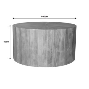 pak-240-000014-3 ΤΡΑΠΕΖΙ OSIRI PAKOWORLD ΞΥΛΟ ACACIA ΣΕ ΦΥΣΙΚΗ ΑΠΟΧΡΩΣΗ Φ80X45ΕΚ