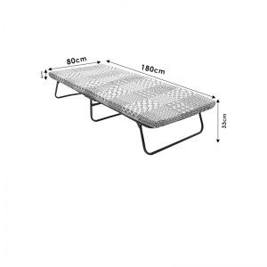 pak-243-000013-2 ΡΑΝΤΖΟ-ΚΡΕΒΑΤΙ ΜΟΝΟ PWF-0650 PAKOWORLD ΜΕΤΑΛΛΙΚΟΣ ΣΟΜΙΕΣ 6ΕΚ ΣΤΡΩΜΑ 180X80ΕΚ