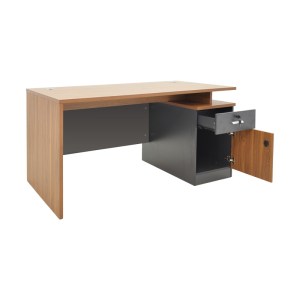 pak-246-000026-2 ΓΡΑΦΕΙΟ ΕΡΓΑΣΙΑΣ ΕΠΑΓΓΕΛΜΑΤΙΚΟ OSCAR PAKOWORLD ΣΕ ΚΑΡΥΔΙ-ΑΝΘΡΑΚΙ ΑΠΟΧΡΩΣΗ 120X70X76ΕΚ