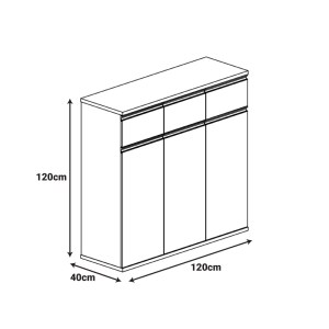 pak-246-000035-3 ΝΤΟΥΛΑΠΙΑ ΓΡΑΦΕΙΟΥ ΕΠΑΓΓΕΛΜΑΤΙΚΑ OSCAR PAKOWORLD ΚΑΡΥΔΙ-ΑΝΘΡΑΚΙ 200X40X120ΕΚ