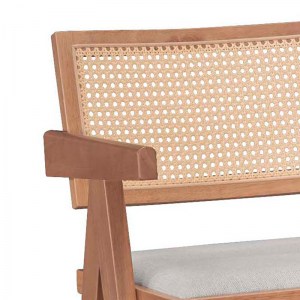 pak-247-000009-1 ΣΚΑΜΠΟ BAR WINSLOW PAKOWORLD ΞΥΛΟ RUBBERWOOD ΑΝΟΙΚΤΟ ΚΑΡΥΔΙ-PVC RATTAN ΦΥΣΙΚΟ-ΥΦΑΣΜΑ ΓΚΡΙ
