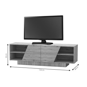 pak-248-000004-4 ΕΠΙΠΛΟ ΤΗΛΕΟΡΑΣΗΣ STEVIE PAKOWORLD SONOMA 160X40X50ΕΚ