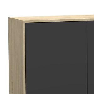 pak-248-000005-1 ΜΠΟΥΦΕΣ BILLIE PAKOWORLD SONOMA-ΓΚΡΙ 149X40X77ΕΚ
