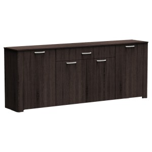pak-248-000008 ΜΠΟΥΦΕΣ KINLEY PAKOWORLD GREY-WENGE 210X40X82ΕΚ