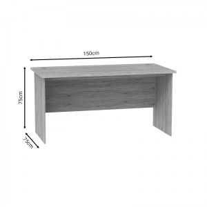 pak-248-000012-2 ΓΡΑΦΕΙΟ ΕΡΓΑΣΙΑΣ ΕΠΑΓΓΕΛΜΑΤΙΚΟ ANZE PAKOWORLD ΦΥΣΙΚΟ ΜΕΛΑΜΙΝΗΣ 150X75X75ΕΚ