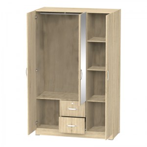 pak-248-000020-1 ΝΤΟΥΛΑΠΑ ΡΟΥΧΩΝ ΤΡΙΦΥΛΛΗ DILLION PAKOWORLD SONOMA ΜΕΛΑΜΙΝΗΣ 120X52X190ΕΚ