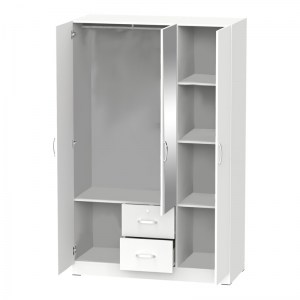 pak-248-000021-1 ΝΤΟΥΛΑΠΑ ΡΟΥΧΩΝ ΤΡΙΦΥΛΛΗ DILLION PAKOWORLD ΛΕΥΚΟ ΜΕΛΑΜΙΝΗΣ 120X52X190ΕΚ