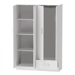 pak-248-000023-1 ΝΤΟΥΛΑΠΑ ΡΟΥΧΩΝ ΤΕΤΡΑΦΥΛΛΗ KARTER PAKOWORLD ΛΕΥΚΟ ΜΕΛΑΜΙΝΗΣ 121X48X180ΕΚ