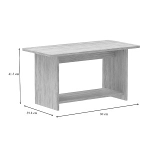 pak-248-000025-4 ΤΡΑΠΕΖΙ KUMBA PAKOWORLD ΣΕ OAK ΑΠΟΧΡΩΣΗ 80X40X42ΕΚ