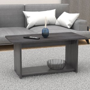 pak-248-000026-1 ΤΡΑΠΕΖΙ KUMBA PAKOWORLD ΣΕ ΑΝΘΡΑΚΙ-WENGE ΑΠΟΧΡΩΣΗ 80X40X42ΕΚ