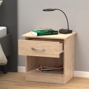 pak-248-000027-1 ΚΟΜΟΔΙΝΟ KONA PAKOWORLD ΣΕ OAK ΑΠΟΧΡΩΣΗ 40X34X42ΕΚ