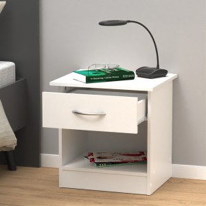 pak-248-000028-1 ΚΟΜΟΔΙΝΟ KONA PAKOWORLD ΣΕ ΛΕΥΚΗ ΑΠΟΧΡΩΣΗ 40X34X42ΕΚ