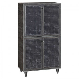 pak-249-000018 ΠΑΠΟΥΤΣΟΘΗΚΗ-ΝΤΟΥΛΑΠΙ RONAN PAKOWORLD ΧΡΩΜΑ WENGE EO 70.5X35X122ΕΚ