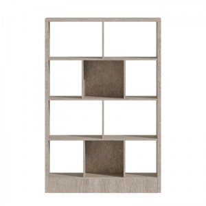 pak-249-000050-1 ΒΙΒΛΙΟΘΗΚΗ DIVIDRE PAKOWORLD SONOMA OAK ΜΕΛΑΜΙΝΗΣ 120X30X181ΕΚ