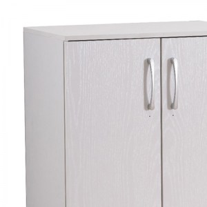 pak-249-000051-2 ΠΑΠΟΥΤΣΟΘΗΚΗ-ΝΤΟΥΛΑΠΙ SHORDO PAKOWORLD ΛΕΥΚΟ-OAK ΜΕΛΑΜΙΝΗΣ 60X40.5X80ΕΚ