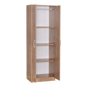 pak-249-000057-1 ΝΤΟΥΛΑΠΑ JONAR PAKOWORLD ΔΙΦΥΛΛΗ OAK ΜΕΛΑΜΙΝΗΣ 60X42X180ΕΚ