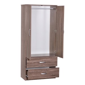 pak-249-000058-1 ΝΤΟΥΛΑΠΑ ΡΟΥΧΩΝ ΔΙΦΥΛΛΗ ZELIA PAKOWORLD ΜΕ 2 ΣΥΡΤΑΡΙΑ ΧΡΩΜΑ ΚΑΡΥΔΙ 79X42X180ΕΚ