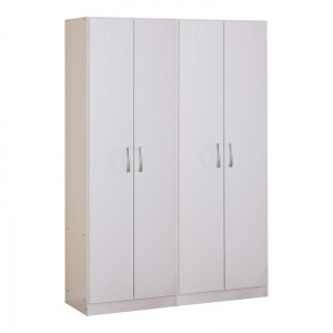pak-249-000063 ΝΤΟΥΛΑΠΑ ΡΟΥΧΩΝ ΤΕΤΡΑΦΥΛΛΗ JONAR I PAKOWORLD ΧΡΩΜΑ ΛΕΥΚΟ 120X42X180ΕΚ