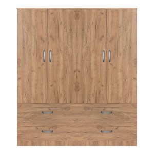 pak-249-000064-1 ΝΤΟΥΛΑΠΑ ΡΟΥΧΩΝ ΤΕΤΡΑΦΥΛΛΗ ZELIA B PAKOWORLD ΜΕ 4 ΣΥΡΤΑΡΙΑ ΧΡΩΜΑ ΦΥΣΙΚΟ 158X42X180ΕΚ