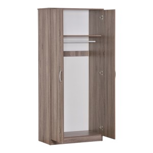 pak-249-000067-2 ΝΤΟΥΛΑΠΑ ΡΟΥΧΩΝ ΔΙΦΥΛΛΗ ZELIA PAKOWORLD ΣΕ SONOMA-OAK ΑΠΟΧΡΩΣΗ 79X42X180ΕΚ