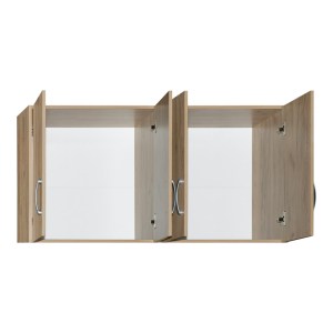 pak-249-000078-2 ΠΑΤΑΡΙ ΝΤΟΥΛΑΠΑΣ ZELIA PAKOWORLD ΤΕΤΡΑΦΥΛΛΟ ΣΕ OAK ΑΠΟΧΡΩΣΗ 120X42X60ΕΚ