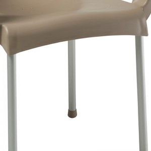 pak-253-000022-2 ΠΟΛΥΘΡΟΝΑ FEAST PAKOWORLD PP CAPPUCINO-ΑΛΟΥΜΙΝΙΟ ΓΚΡΙ