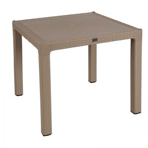 pak-253-000070-1 ΤΡΑΠΕΖΑΡΙΑ ΚΗΠΟΥ EXPLORE-HALCYON PAKOWORLD ΣΕΤ 3ΤΕΜ PP CAPPUCCINO 90X90X73,5ΕΚ