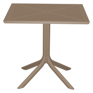 pak-253-000098-1 ΤΡΑΠΕΖΑΡΙΑ GROOVY-CONFIDENT PAKOWORLD ΣΕΤ 5ΤΕΜ PP CAPPUCCINO 80X80X74,5ΕΚ.
