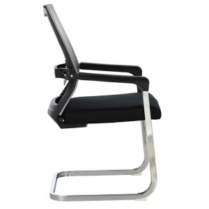 pak-254-000001-2 ΚΑΡΕΚΛΑ ΓΡΑΦΕΙΟΥ ΕΠΙΣΚΕΠΤΗ CHROMATIC PAKOWORLD ΜΕΤΑΛΛΟ-MESH ΜΑΥΡΟ