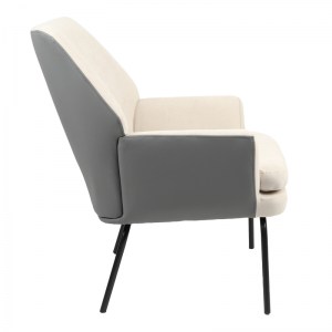 pak-255-000042-3 ΠΟΛΥΘΡΟΝΑ KIERAN PAKOWORLD ΥΦΑΣΜΑ ΜΠΕΖ-ΓΚΡΙ - ΠΟΔΙ ΜΑΥΡΟ 77X69X82.5ΕΚ