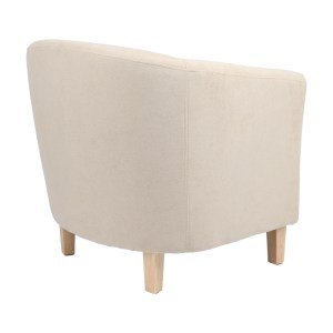 pak-255-000054-1 ΠΟΛΥΘΡΟΝΑ TRONMO PAKOWORLD ΚΡΕΜ ΥΦΑΣΜΑ ΚΑΙ ΠΟΔΙ RUBBERWOOD ΣΕ ΦΥΣΙΚΗ ΑΠΟΧΡΩΣΗ 75X69X75ΕΚ