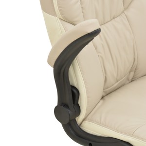 pak-256-000017-7 ΚΑΡΕΚΛΑ ΓΡΑΦΕΙΟΥ ΔΙΕΥΘΥΝΤΗ STELLAR PAKOWORLD PU ΣΕ ΜΠΕΖ-ΕΚΡΟΥ ΑΠΟΧΡΩΣΗ 70X77X110-119ΕΚ