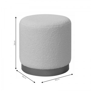 pak-257-000007-1 ΣΚΑΜΠΟ DASH PAKOWORLD ΜΠΟΥΚΛΕ ΚΡΕΜ-ΧΡΥΣΟ Φ35X35ΕΚ