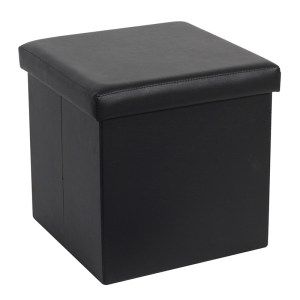 pak-257-000012 ΣΚΑΜΠΟ-ΜΠΑΟΥΛΟ CRYSTAL PAKOWORLD PU ΜΑΥΡΟ 38X38X38ΕΚ