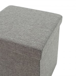 pak-257-000013-3 ΣΚΑΜΠΟ-ΜΠΑΟΥΛΟ CRYSTAL PAKOWORLD ΥΦΑΣΜΑ ΓΚΡΙ 38X38X38ΕΚ