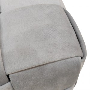 pak-257-000029-2 ΣΚΑΜΠΟ JISKO PAKOWORLD ΓΚΡΙ ΒΕΛΟΥΔΟ 38X38X40ΕΚ