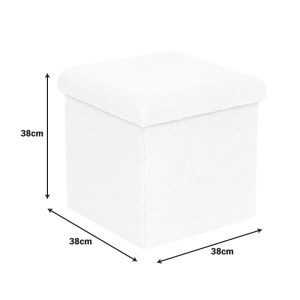 pak-257-000041-2 ΣΚΑΜΠΟ-ΜΠΑΟΥΛΟ CRYSTAL PAKOWORLD ΜΠΟΥΚΛΕ ΥΦΑΣΜΑ ΣΕ IVORY ΑΠΟΧΡΩΣΗ 38X38X38ΕΚ