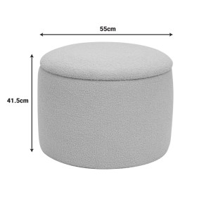 pak-257-000042-2 ΣΚΑΜΠΟ-ΜΠΑΟΥΛΟ ROUNDY PAKOWORLD ΜΠΟΥΚΛΕ ΥΦΑΣΜΑ ΣΕ ΜΠΕΖ ΑΠΟΧΡΩΣΗ Φ55X41.5ΕΚ