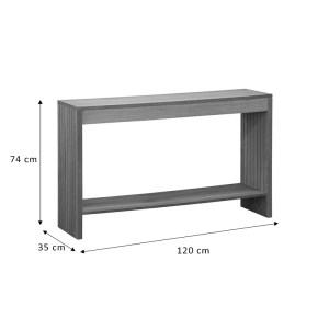 pak-260-000003-4 ΚΟΝΣΟΛΑ FOCUSED PAKOWORLD MDF ΦΥΣΙΚΟ 120X35X74ΕΚ
