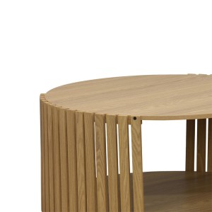 pak-260-000012-1 ΤΡΑΠΕΖΙ ΣΑΛΟΝΙΟΥ HEAVENLY PAKOWORLD MDF ΦΥΣΙΚΟ Φ83X38ΕΚ