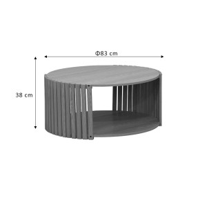 pak-260-000012-3 ΤΡΑΠΕΖΙ ΣΑΛΟΝΙΟΥ HEAVENLY PAKOWORLD MDF ΦΥΣΙΚΟ Φ83X38ΕΚ